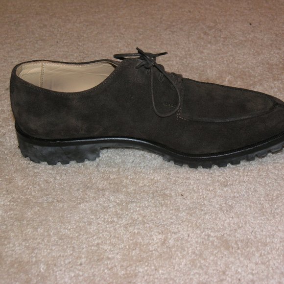 Michael Alba Brown Suede Split Toe Oxfords 6.5 C main image 6